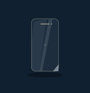 Transparent skjermbeskytter